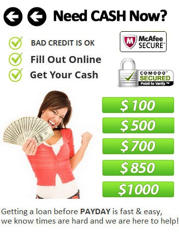Cash Advance For Bad Credit New Jersey